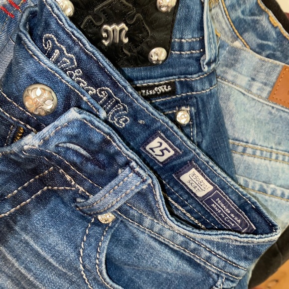 MISS ME 👼 angel sparkle rhinestone miniskirt - Picture 3 of 5